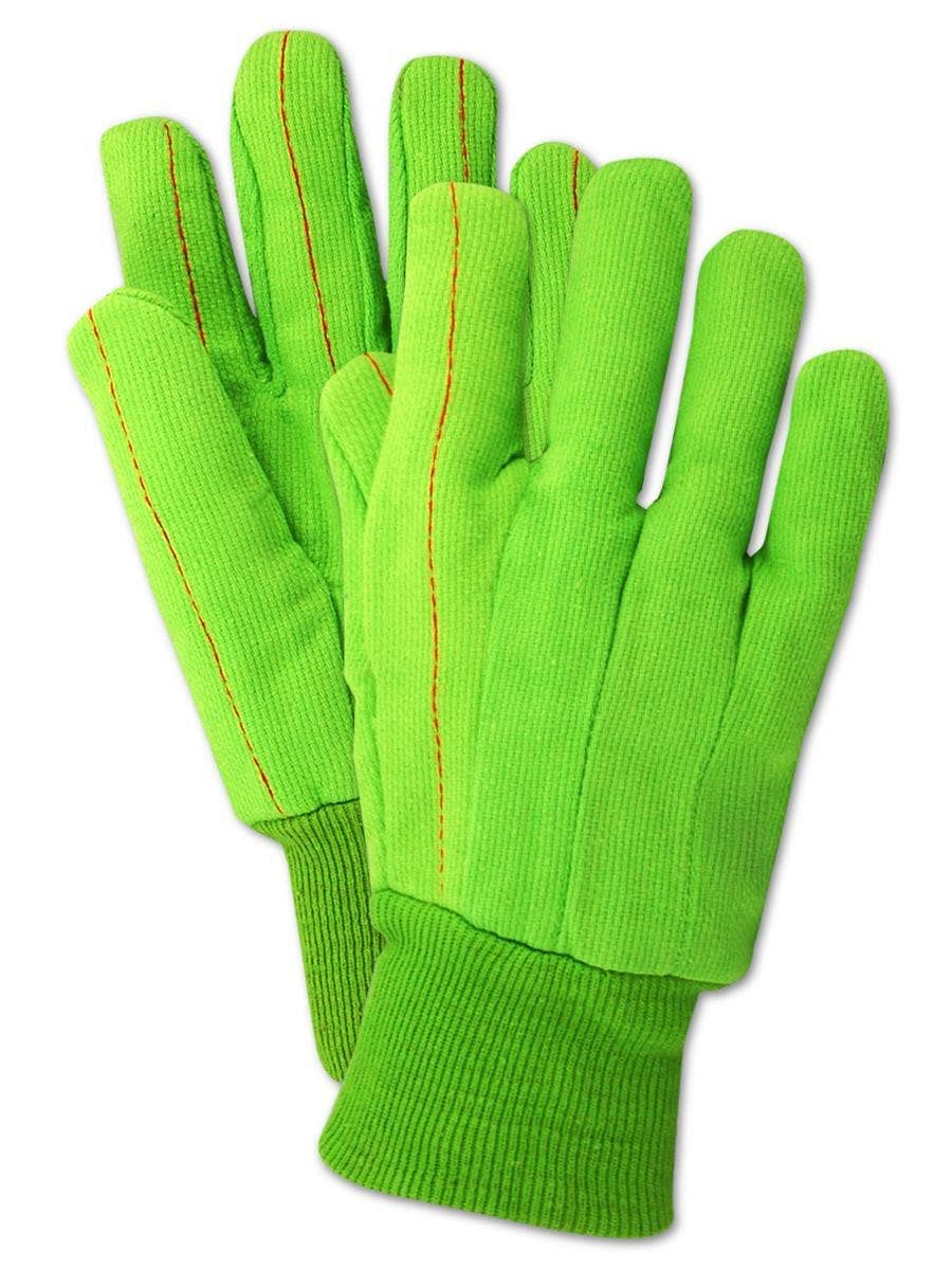 MAGID MultiMaster Double Palm Canvas Gloves with Knit Wrist, 144 Pairs, Size Men's (Fits Large) (796KW)