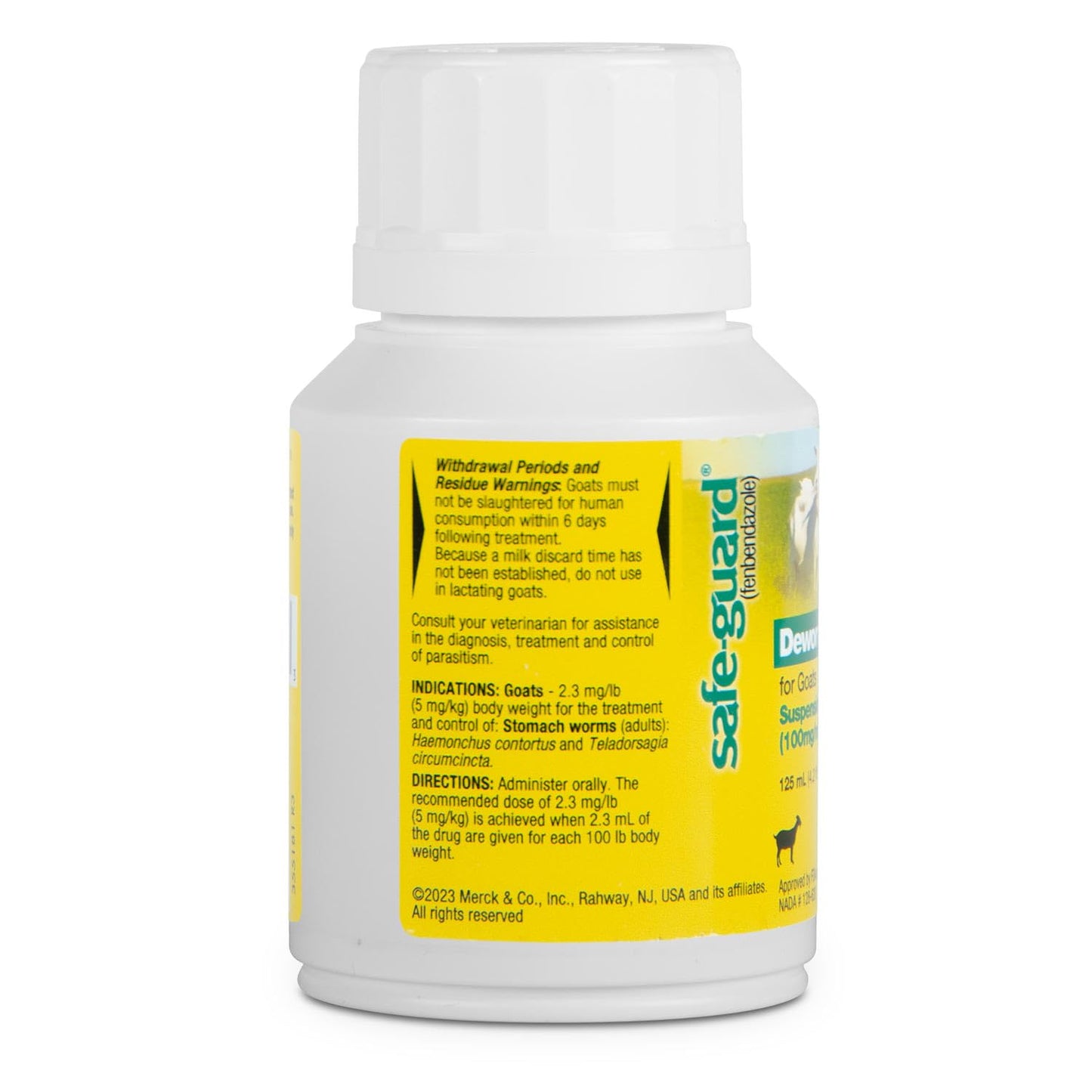 Safe-Guard (Fenbendazole) Dewormer Liquid 125ml