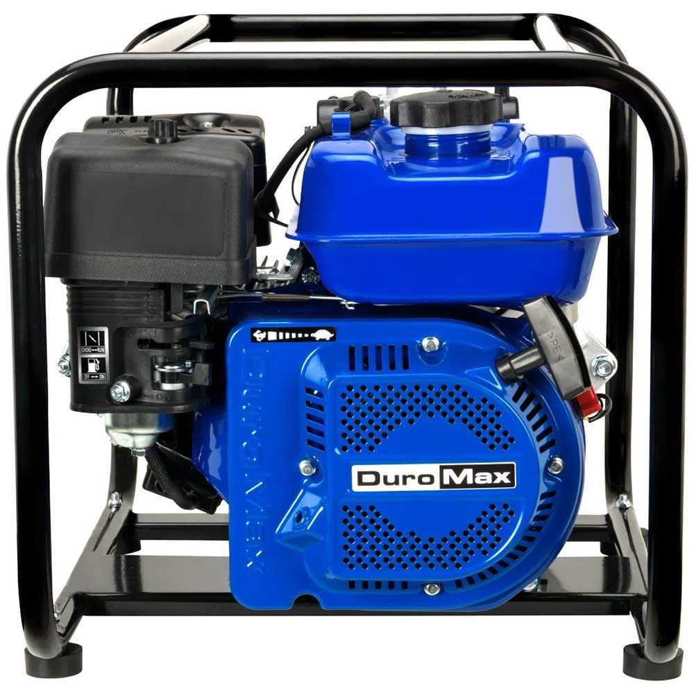 DuroMax XP702HP 208cc 7-HP 2-Inch 70-GPM Gas Powered High Pressure Water Pump, 50 State Approved, XP702HP, Blue
