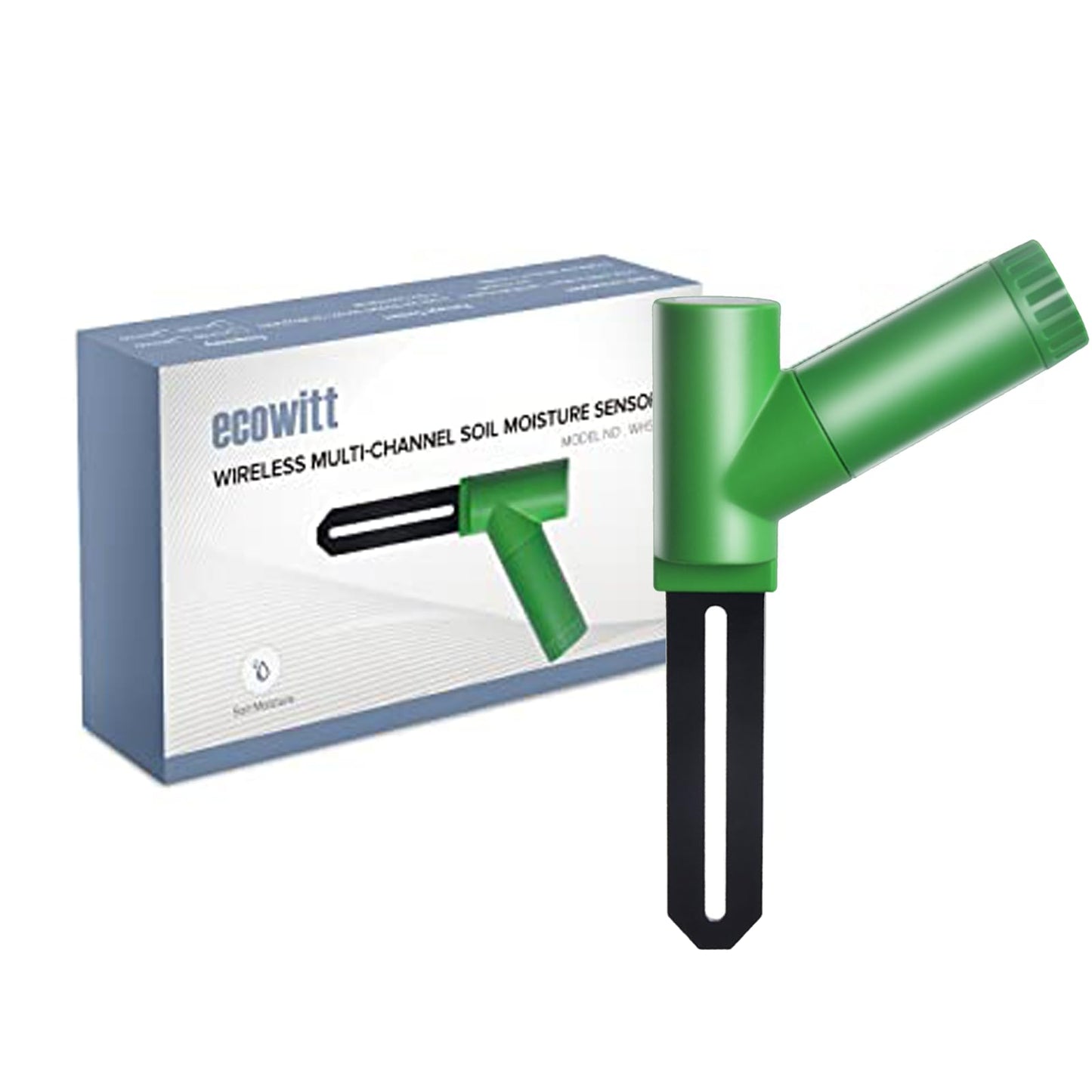 ECOWITT Soil Moisture Tester Kit, Includes GW3000 Wi-Fi&Ethernet Gateway and WH51 Soil Moisture Sensor, with SD Card Port, 915 MHz