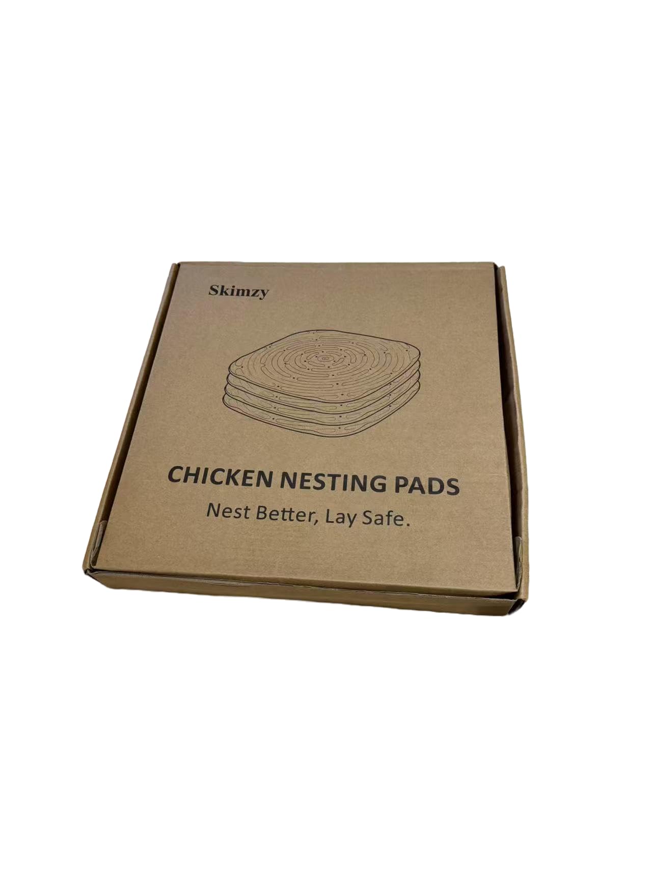Chicken Nesting Box Pads, Washable Nesting Pads for Chicken Coop Bedding Nest Box Liners Reusable Nesting Pads for Laying Eggs Chicken Coop Accessories Grey 12''x12'' 4 Pictures Skimzy