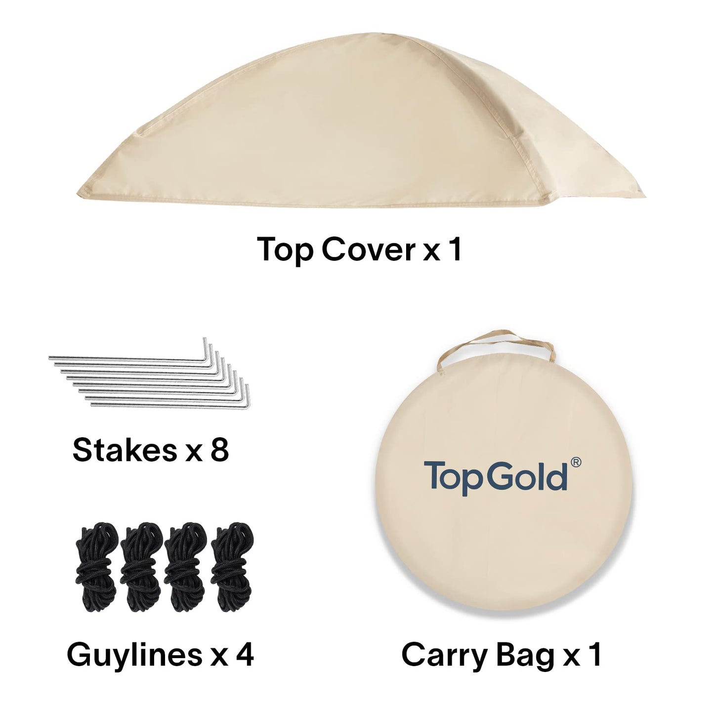 TopGold Sports Tent Weather Proof Clear Tent Outdoor Instant Pop Up Shelter Chair Bubble Tent 50"x50"x64"H