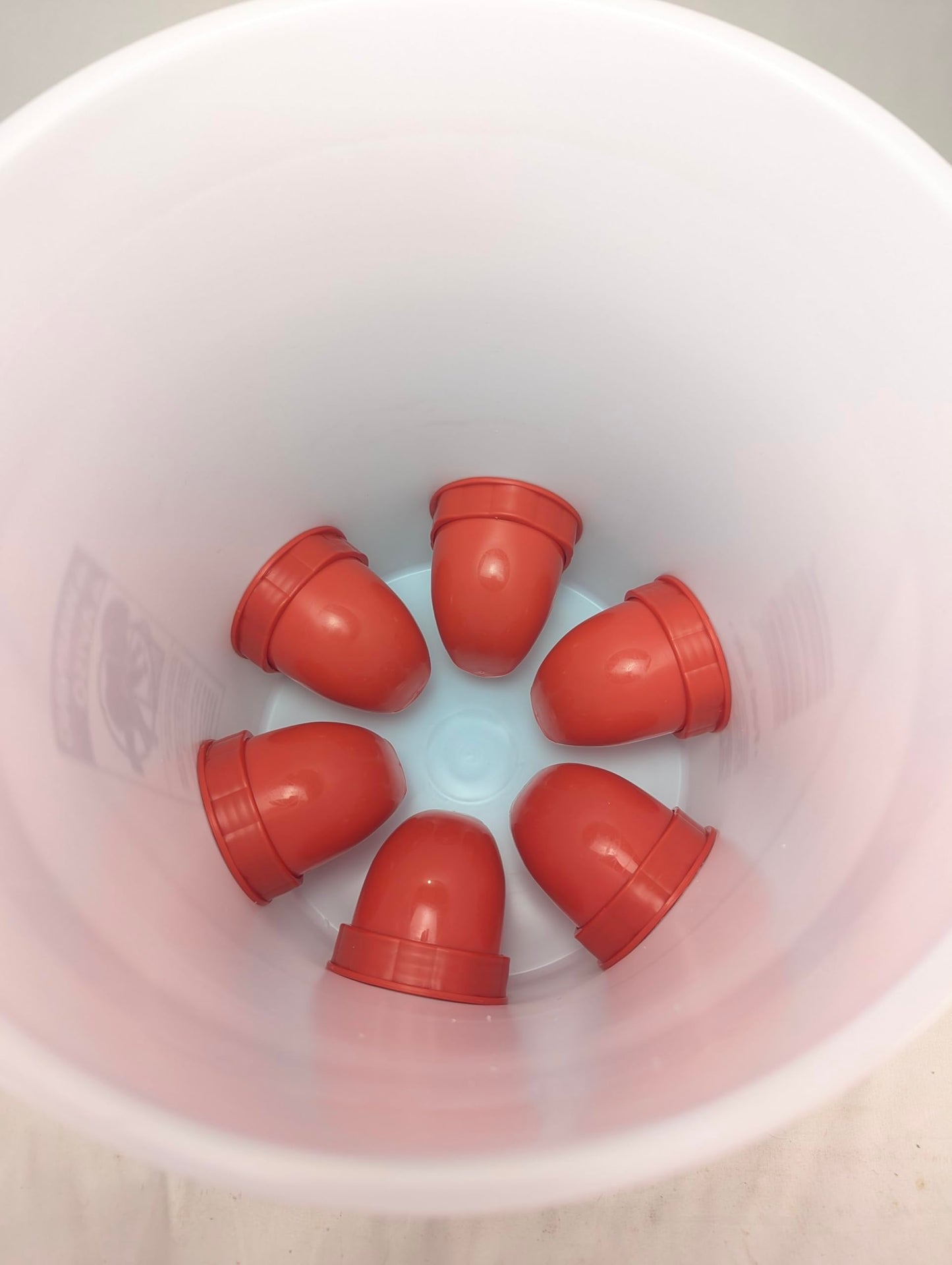 Hen's Choice™ DIY Chicken Feeder Port and Waterer Kit, Rain Proof/Reduced Waste, for 5 Gallon Bucket, Trash Can, Container | Includes Hole Saw & Drill Bit (Red (x6))