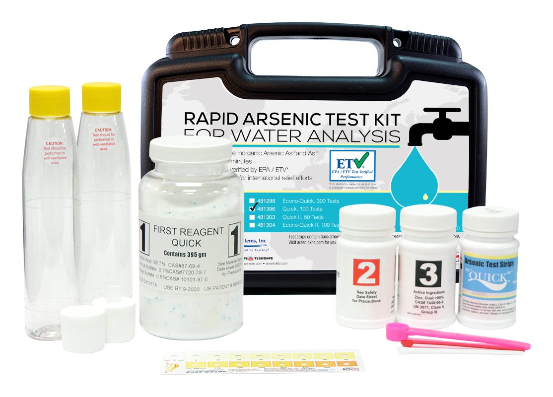 Industrial Test Systems Quick 481396 Arsenic for Water Quality Testing, 100 Tests, 12 Minutes Test Time