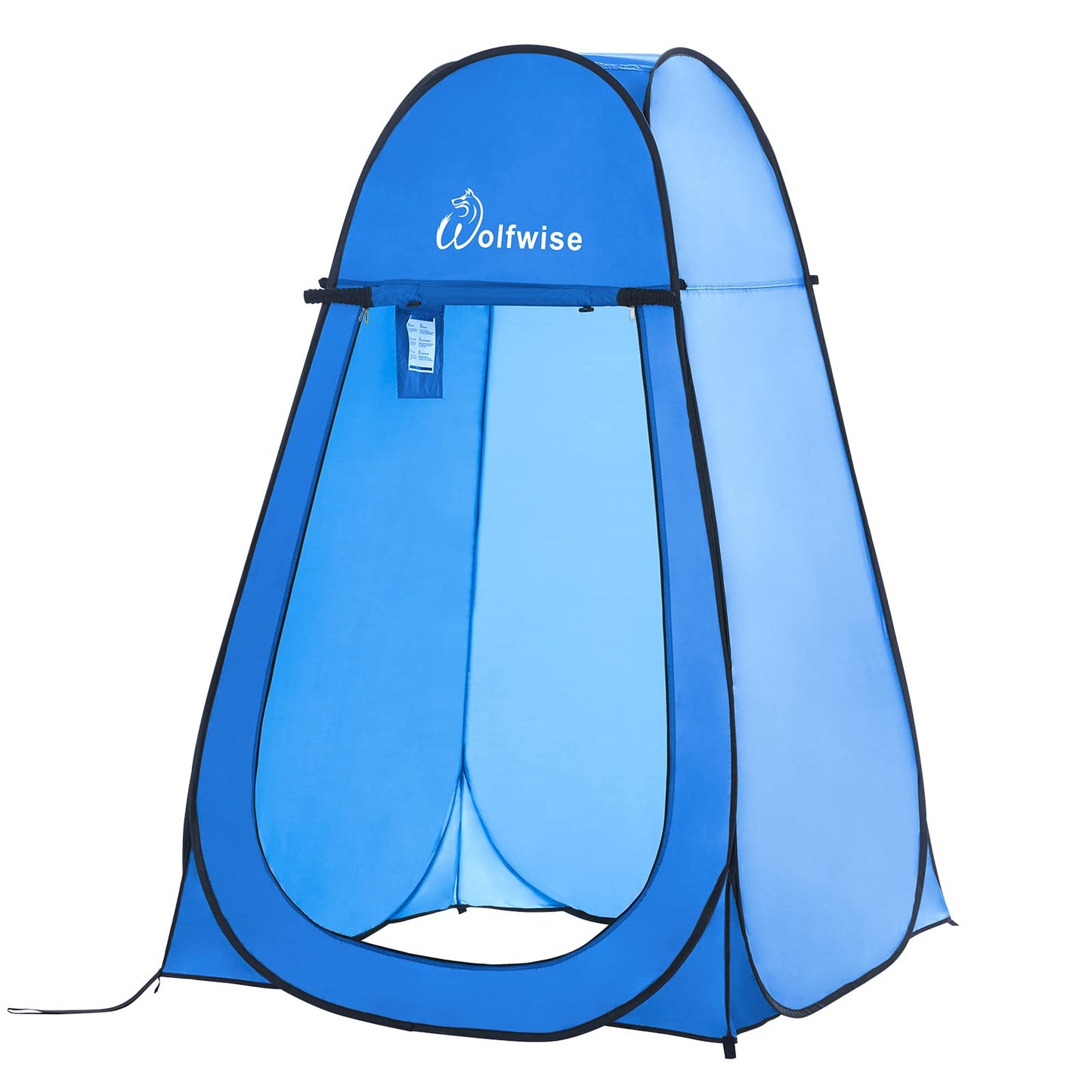 Wolfwise Pop Up Changing Tent for Beach, Camping Portable Shower Tents, Outdoor Privacy Bathroom, Change Dressing Clothes Porta Potty Tent Pop Up Instant for Camp, Toilet, Blue
