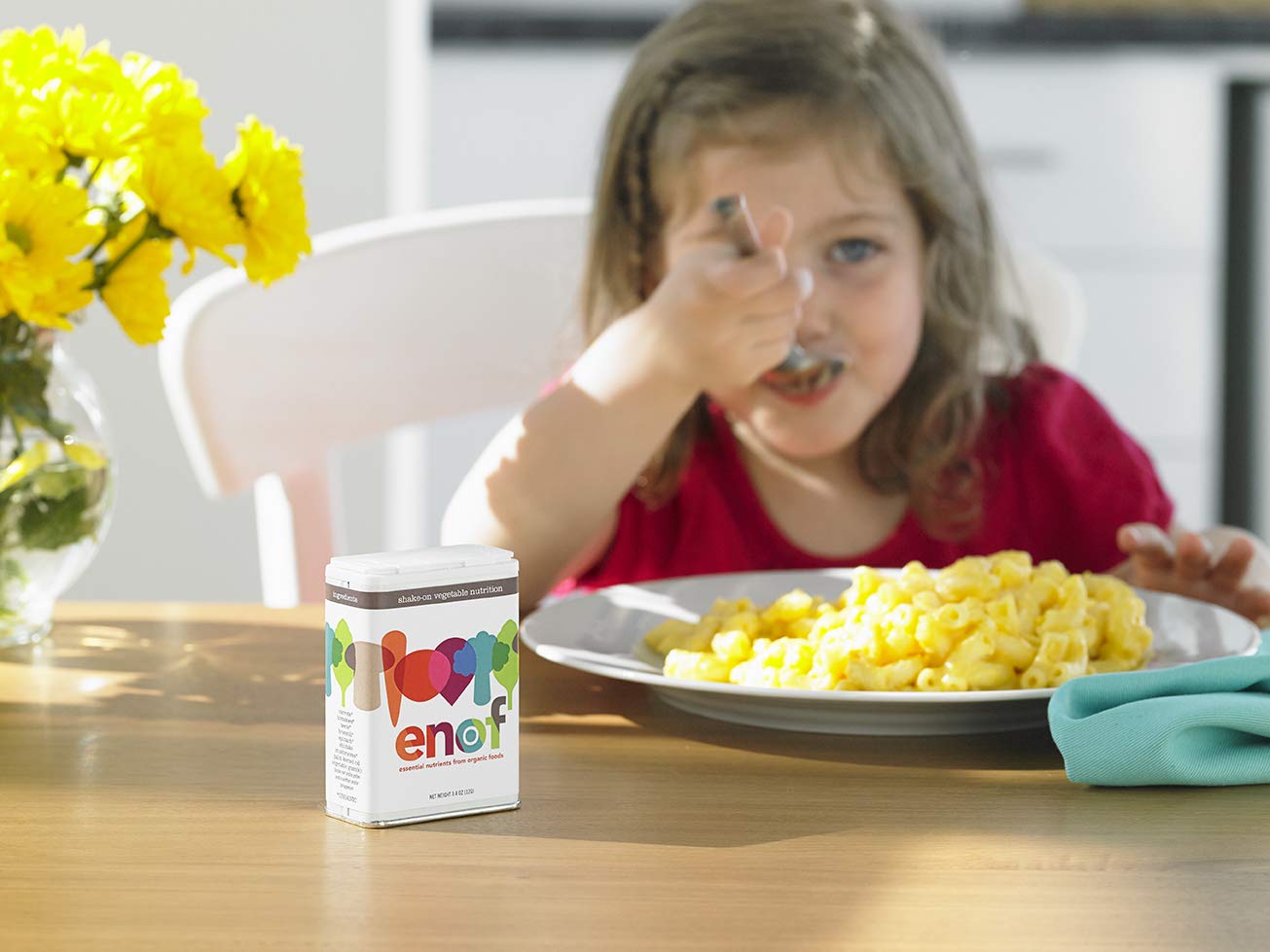 ENOF Organic Fruit and Vegetable Powder Supplement Kids & Adults | 10 Clean Ingredients - Strawberry, Spinach | Gluten & GMO Free Vegetable Powder for Kids | 180 Servings, 3 Mo. Supply, Made in USA