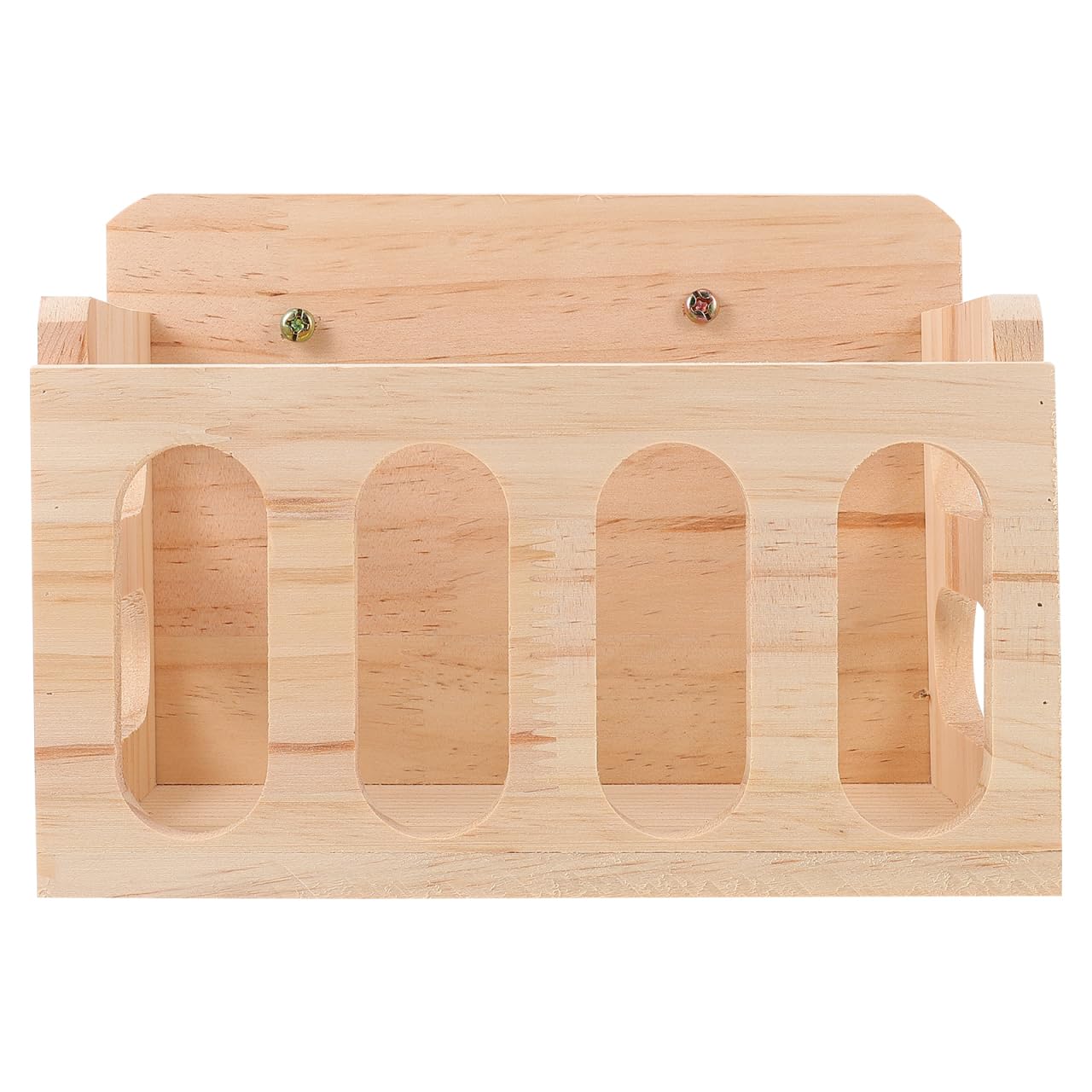 Rabbit Feeder Bunny Food Manger Wooden Manger Rack Grass Holder Cage Feeder Pet Supplies for Guinea Pig Chinchilla Hamster 23. 5X14X17. 5CM