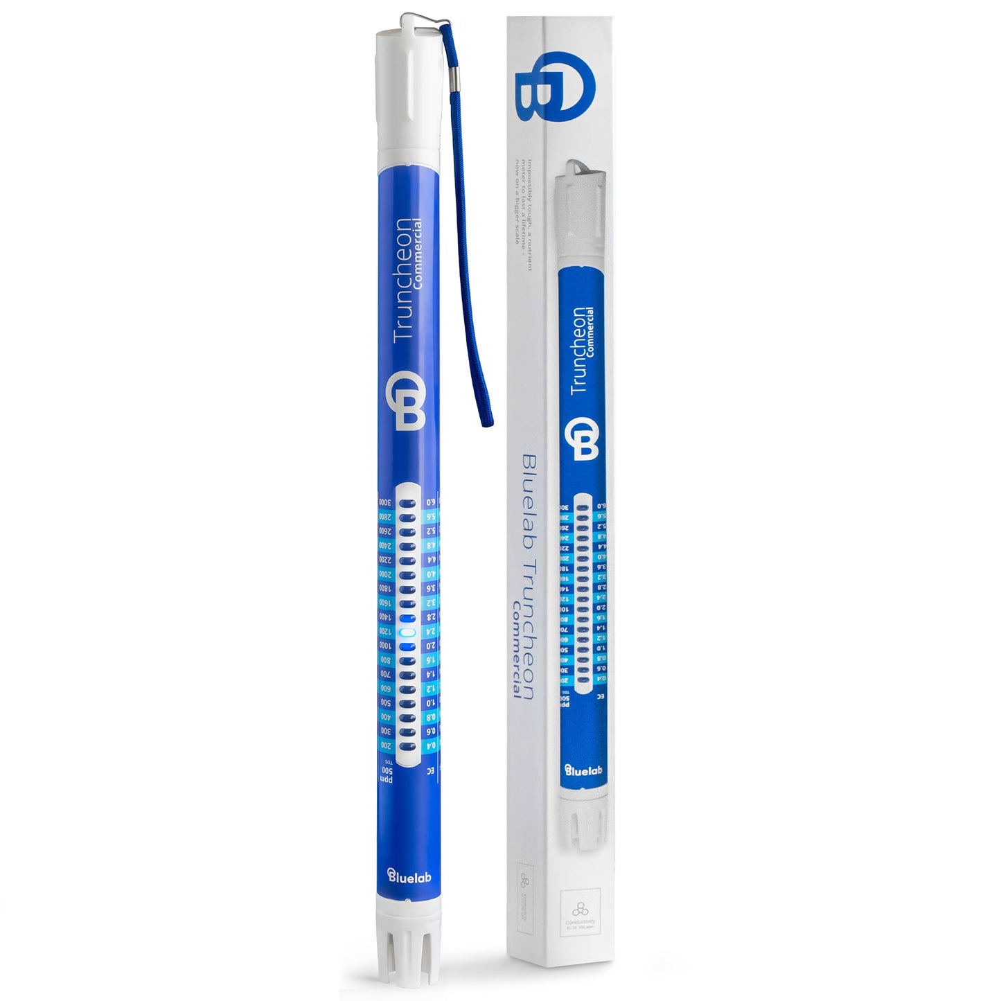 Bluelab TRUNCOMV2 Commercial Truncheon Nutrient Meter with Increased Measurement Range, Digital Conductivity (TDS, EC, ppm 500, ppm 700, CF) Tester in Water, Tool for Hydroponic System and Plant Grow