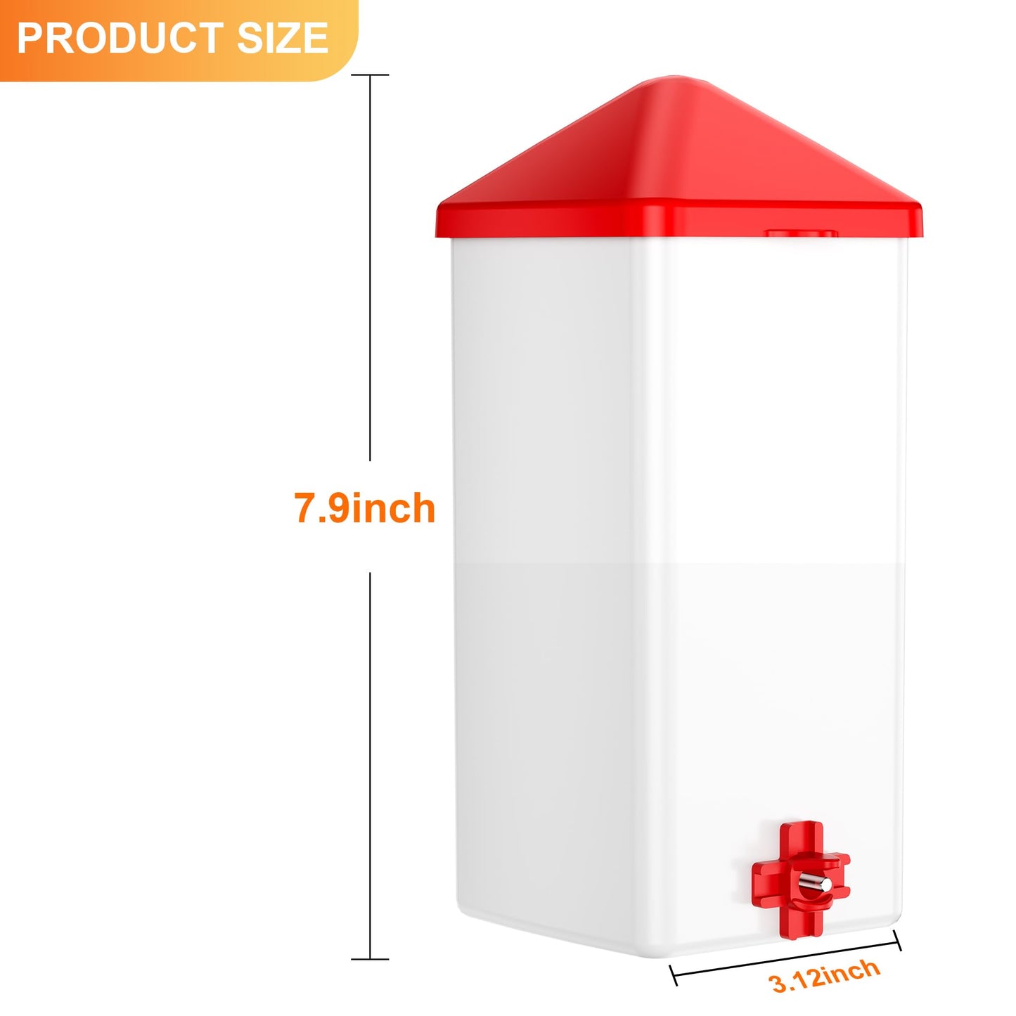 ZenxyHoC Baby Chick Waterers 2 * 0.26 Gal with Versatile- and Horizontal Nipple Drinkers