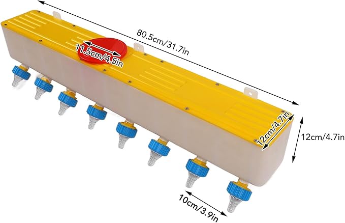 Honio Premium Silicone Lamb Drink Nipples Piglets Feeder 10L Kittens Calf Teat Lamb Feed Pigs Pig Raising Equipment 31.7In Poultry Feeders Ideal for Piglets Lamb and Calf Nutrition