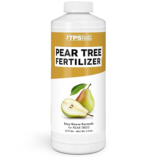 Pear Tree Fertilizer for Pear Trees, Also Great for Apple and Quince Trees, Liquid Fertilizer by TPS Plant Foods, 32 oz (1 Quart)