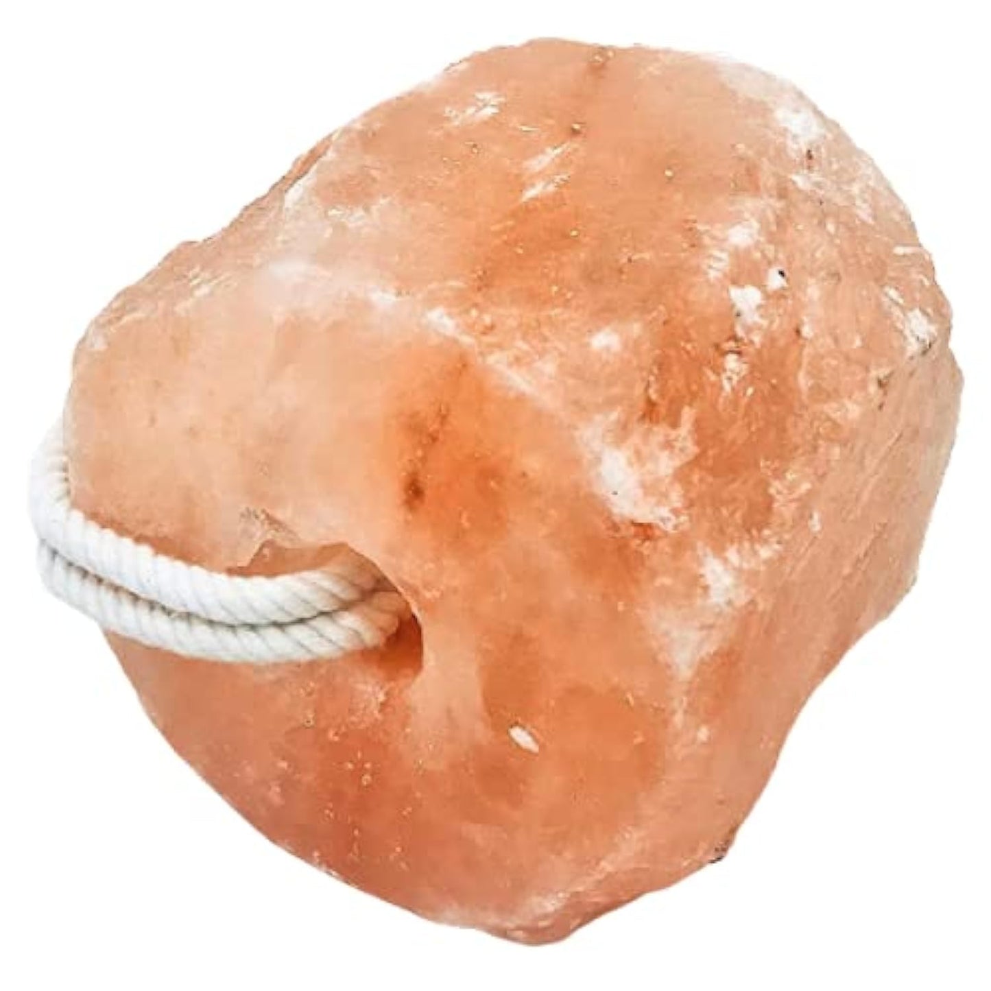 Pearl Organic New 6 lbs Animal Himalayan Salt Lick on Rope for Horses, Deer, Rabbits, Cows and Other Livestock | Lick Salt for Deer | Digestive Aid for Animals | Horse Treats (6lbs)