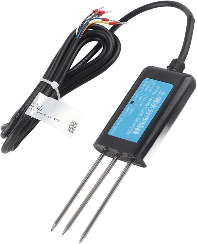 Soil Moistures Sensor, Soil Hygrometer Sensor Test Kit, 0-10v Output Waterproof Greenhouse Soil Moistures Humidity Sensor Tester Meter Soil Test Kits Plant Accessories Indoor