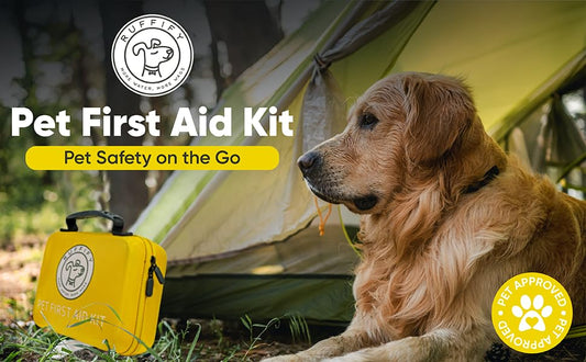 Ruffify Pet First Aid Kit for Dogs & Cats – 27 Key Items Emergency Kit with Mini Pouch for Boating, Sailing, Home, Office, Travel, Vacations & Outdoor Adventures