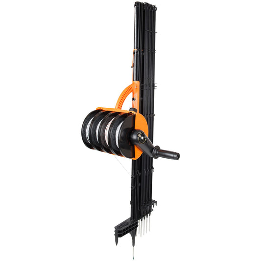 Gallagher Smart Fence 2 | Portable Electric Fence for Livestock Containment | Quick Install Temporary Field Fencing | 328ft of 4-Strand Electric Fencing with Built-in Posts and Reels