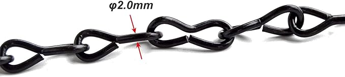 4Pcs Heavy Duty S Hook Steel Hanging Harness Chain for Hanging Poultry Drinker Feeder, Adjustable 40" Long, Tested Hold 30lb Weight