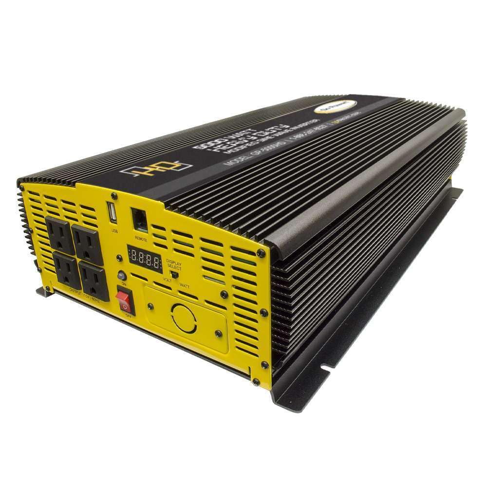 Go Power GoPower GP-5000HD Heavy-Duty Modified Sine Wave Inverter - 5000 Watt / 12V