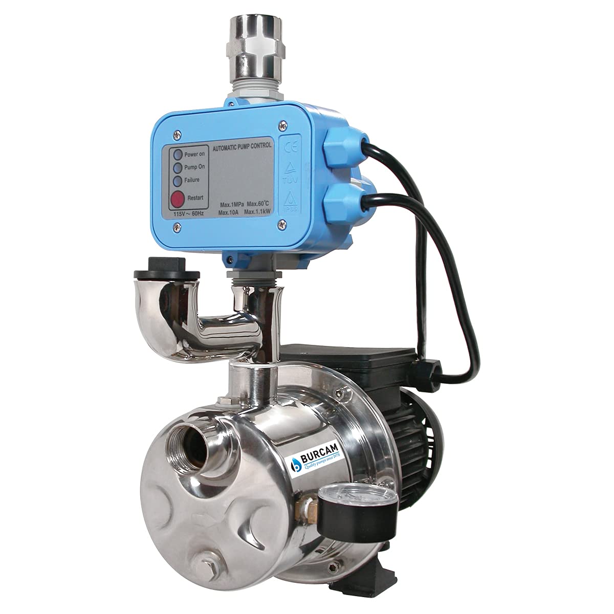 Bur-Cam 506532SS ¾ HP dual application jet pump