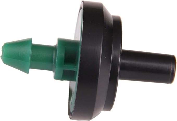 Raindrip PC8050B 2 GPH Pressure Compensating Drippers, Drip Irrigation Emitters for Drip Irrigation Gardening System, Maintains Constant Water Flow, 50-Pack, Green