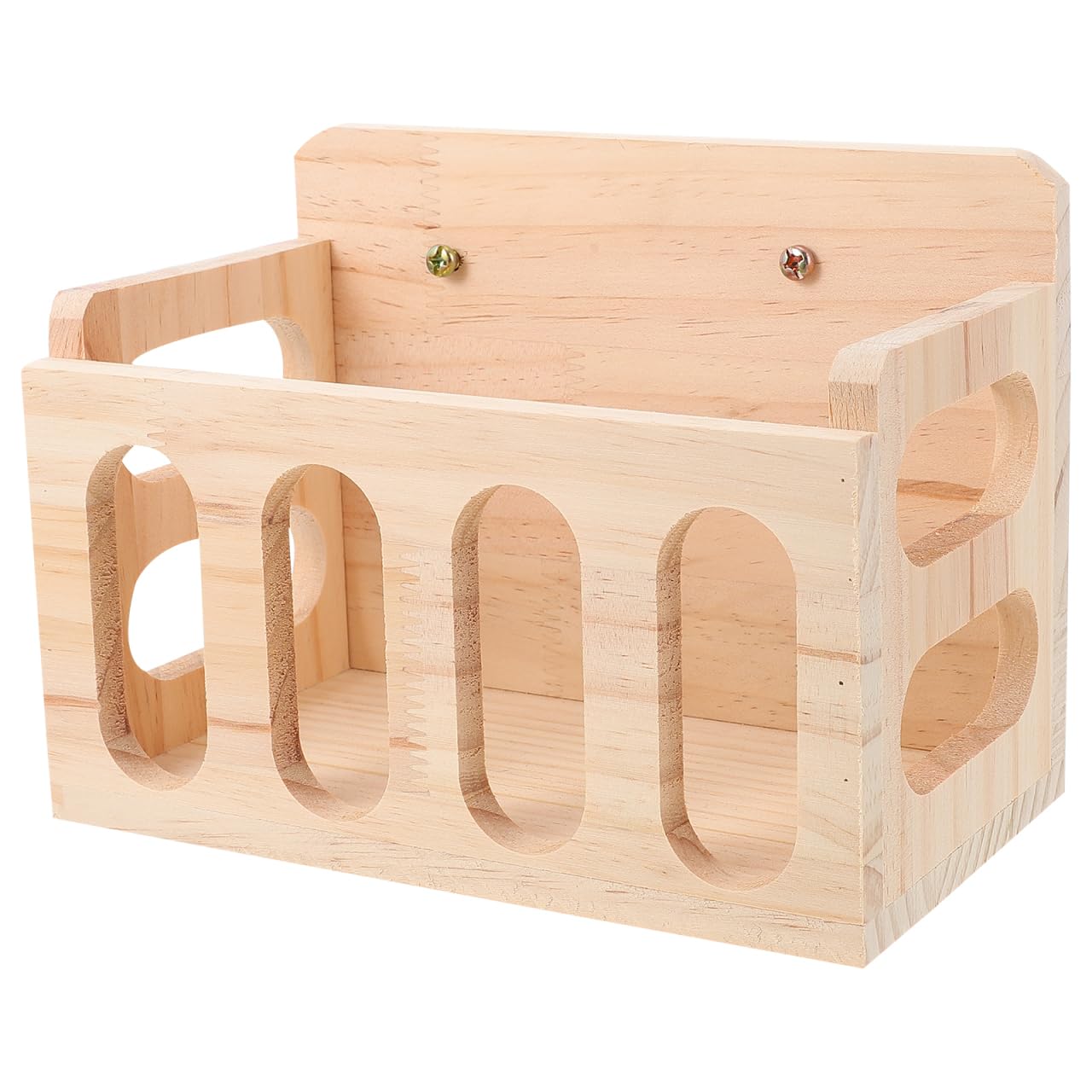 Rabbit Feeder Bunny Food Manger Wooden Manger Rack Grass Holder Cage Feeder Pet Supplies for Guinea Pig Chinchilla Hamster 23. 5X14X17. 5CM