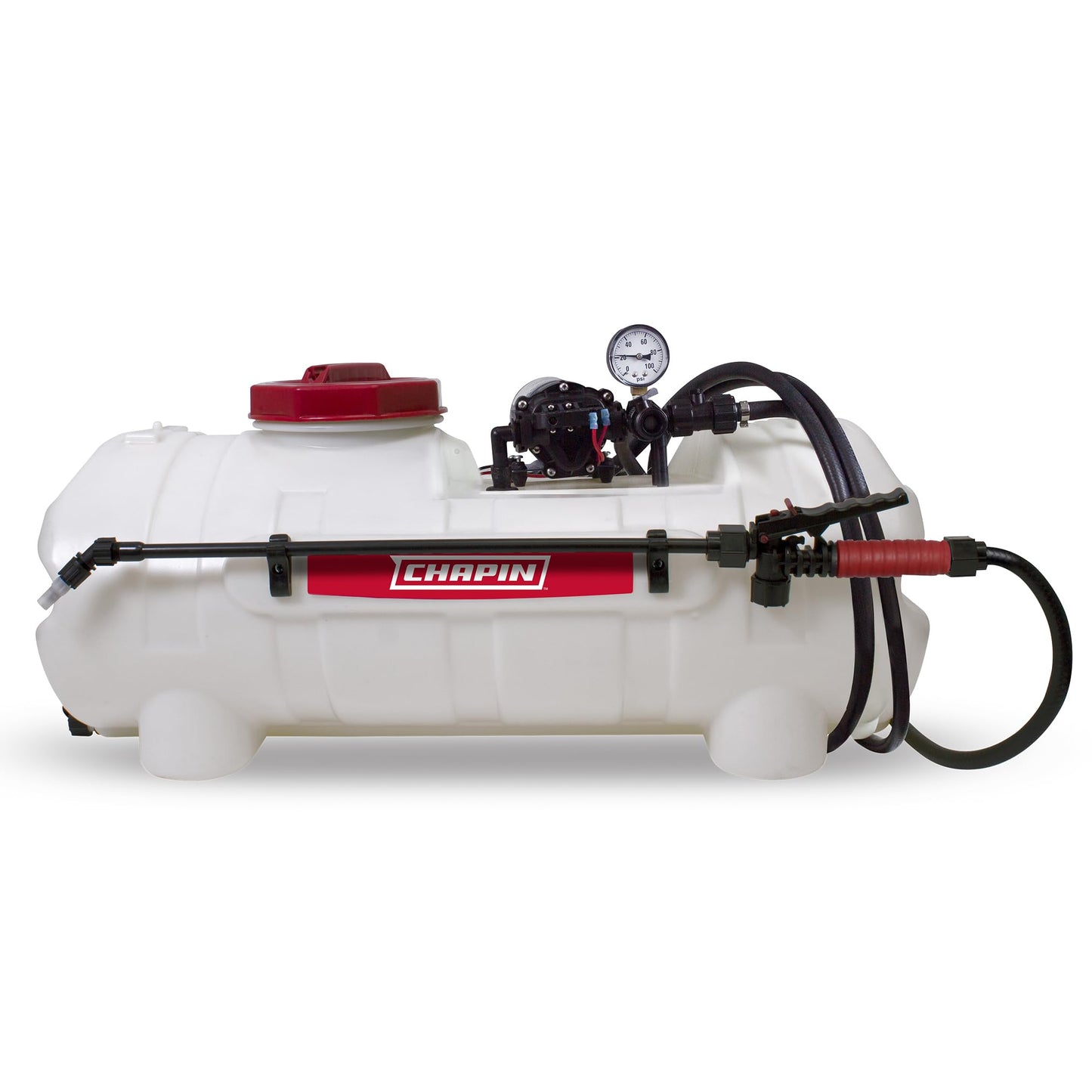 Chapin 15 Gallon Deluxe ATV/UTV Sprayer 97301 – Made in The USA, 2.5 GPM, 12V Quick Connect Pump, Universal Mount