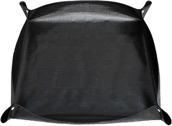 Oncpcare Waterproof Pet Playpen Mat 59"x59" Guinea Pig Cage Liner Tarp Bottom Reusable Base for Rabbits, Bunny, Ferrets and Other Small Animals (Black)