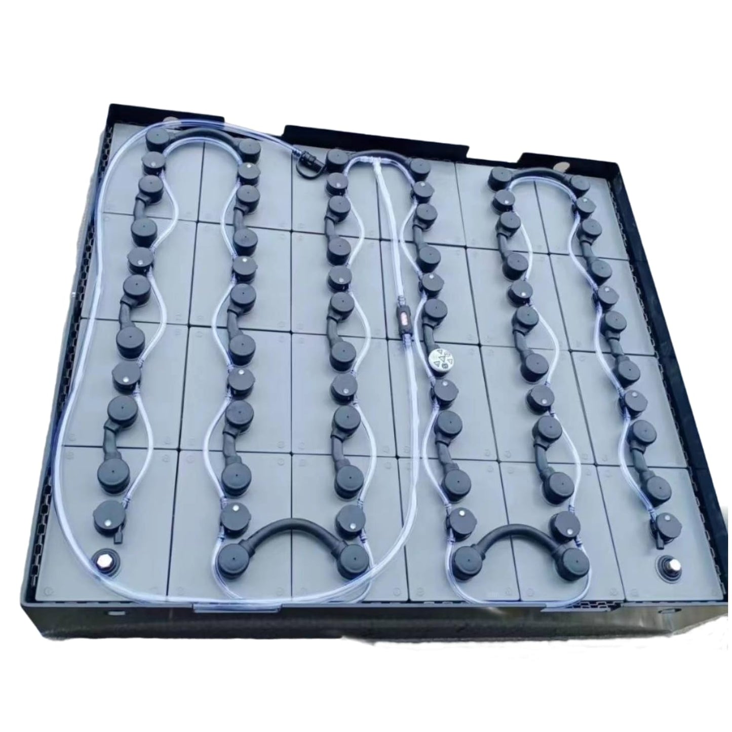48V Battery Watering System 48 Volt Kit - Plug Type Push-in Valves (24 Cells)- Forklift Battery Watering System and Golf cart Battery Watering Filler
