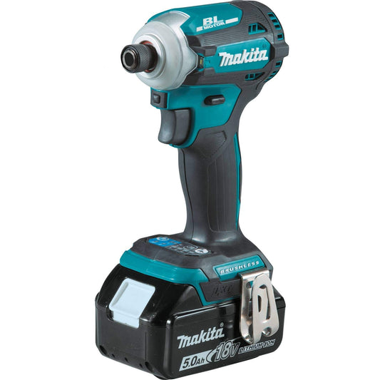 Makita XT288T 18V LXT® Lithium-Ion Brushless Cordless 2-Pc. Combo Kit (5.0Ah) with bonus BL1850B-2 18V LXT® Lithium-Ion 5.0Ah Battery, 2/pk