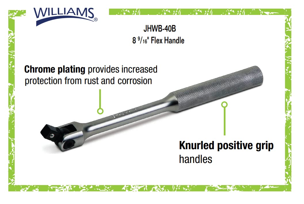 Williams MSB-29HFTB 29-Piece 3/8-Inch Drive Socket and Drive Tool Set with Toolbox