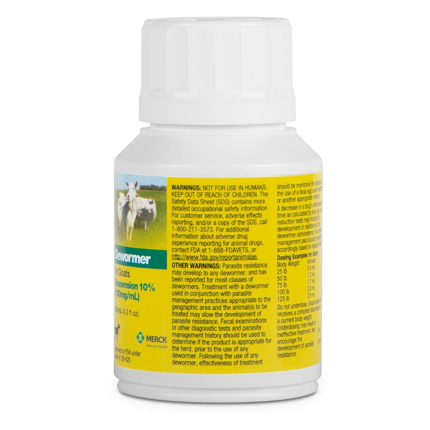 Safe-Guard (Fenbendazole) Dewormer Liquid 125ml