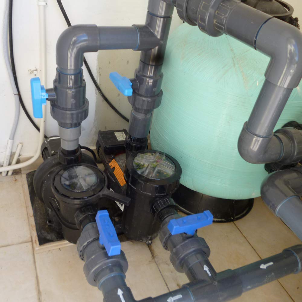 PWS Solar Powered Swimming Pool Pump, 72VDC, 1.6HP, 62ft, 136GPM, Solar Water Pump with MPPT Controller, Suitable for Salt Water, JP31-19/1200