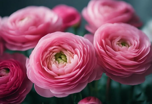 Ranunculus Flower Bulbs for Growing - Perennial Flowers with Extended Bloom Times - Ranunculus Corms for Planting (10 Pink Corms)