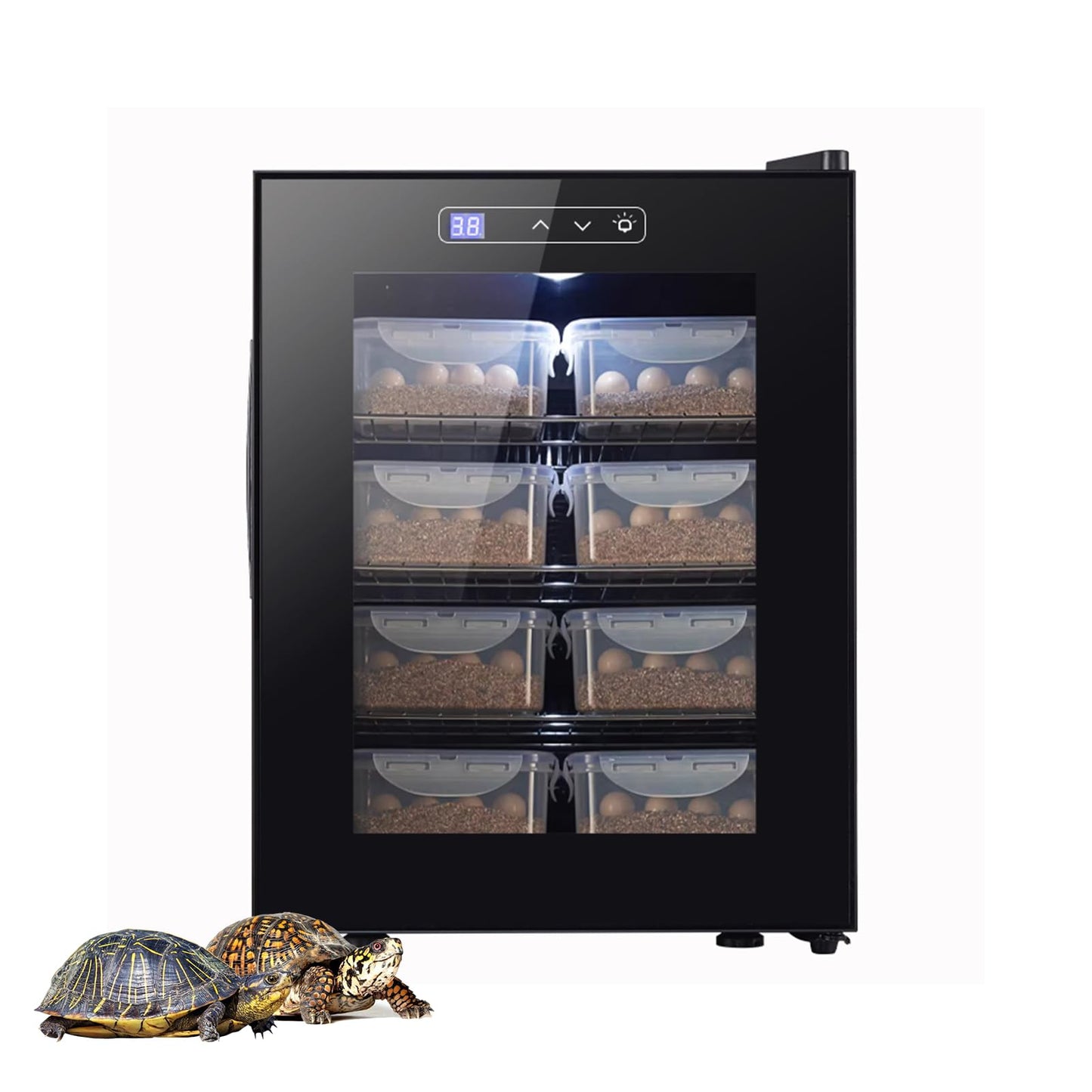 DEZHXHE Reptile Incubator 33L Scientific Lab Incubator Digital Incubator Cooling and Heating Temperature can be Controlled at 50℉~104℉ Reptile Egg Incubator 110V Work for Small Reptiles