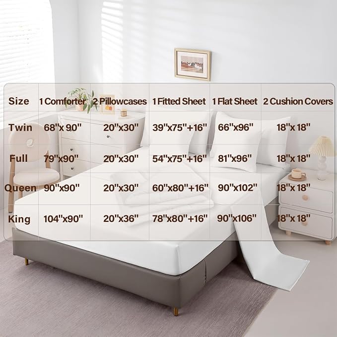 Feelyou Rustic Bear Deer Comforter Set 7 Pieces Wildlife Hunting Theme Bed in a Bag Wild Animal Bedding Set Full Size Bedroom Decor Wooden Board Bed Set with Comforter, Sheet Set, Pillowcases