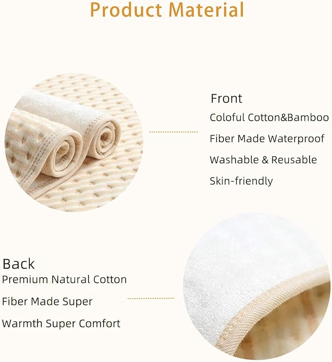 Guinea Pig Cage Liner,Washable Guinea Pig Pee Pads with Non-Slip Buckle, Waterproof Reusable Guinea Pig Bedding Fast and Super Absorbent Pee Pad for Small Animals Rabbit Hamster Rat