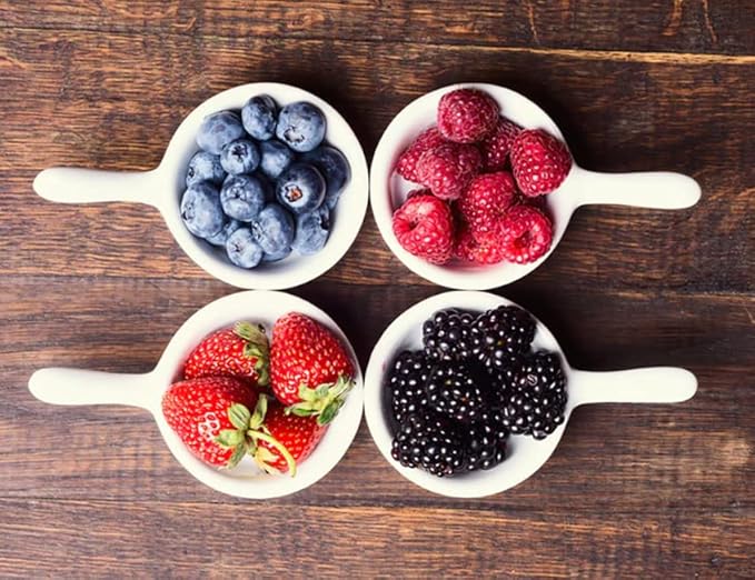 600+ Mix Fruit Seeds, 6 Variety Non-GMO Heirloom and Organic, Strawberry Seeds Raspberry Seeds Mulberry Seeds Apple Seeds Orange Seeds Blueberry Seeds for Planting Home Garden