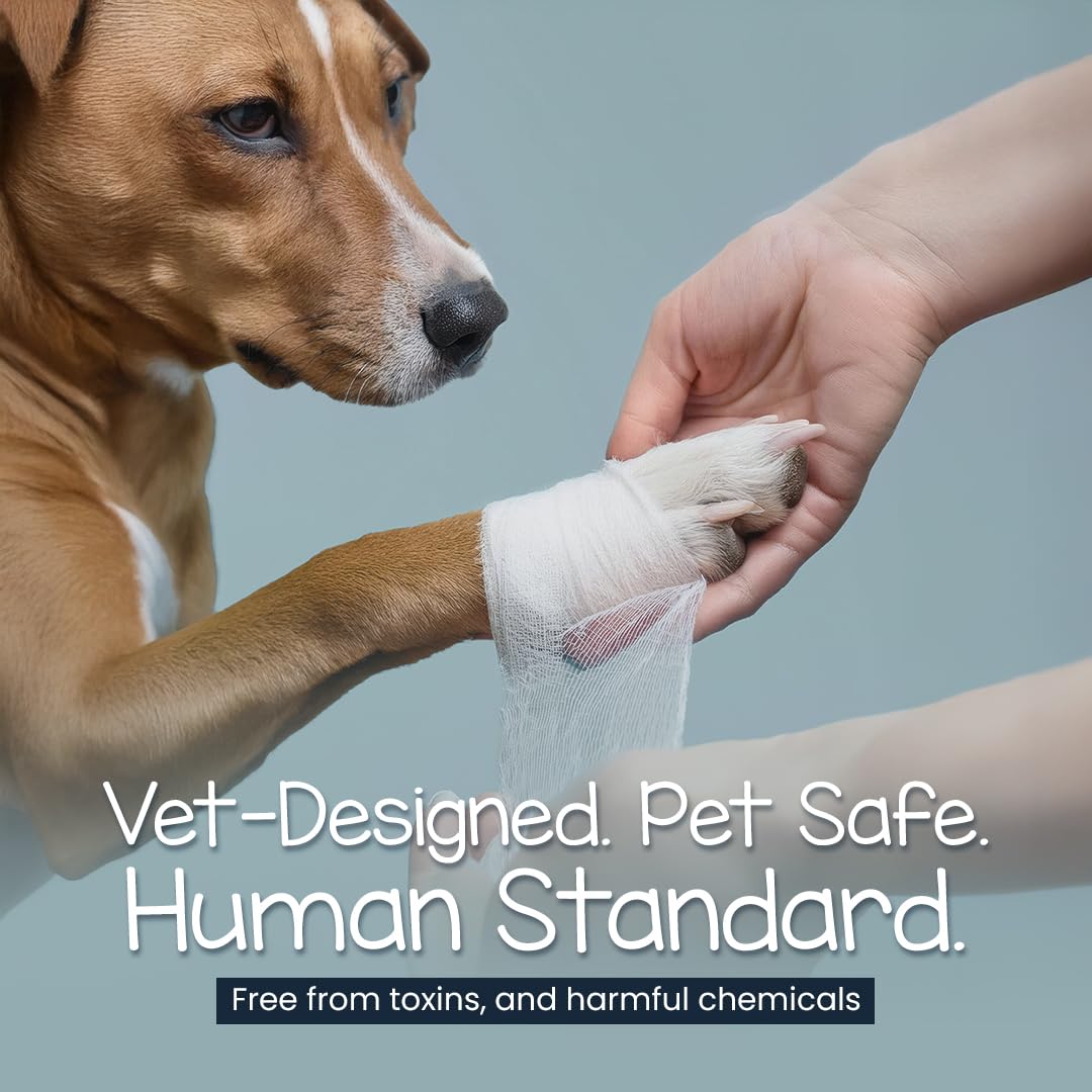PATCH Eco Pet First Aid Kit for Dogs and Cats. Cat and Dog First Aid Kit with Bandages, Gauze Pads & Glove. Emergency Kit for Animals Including Puppy
