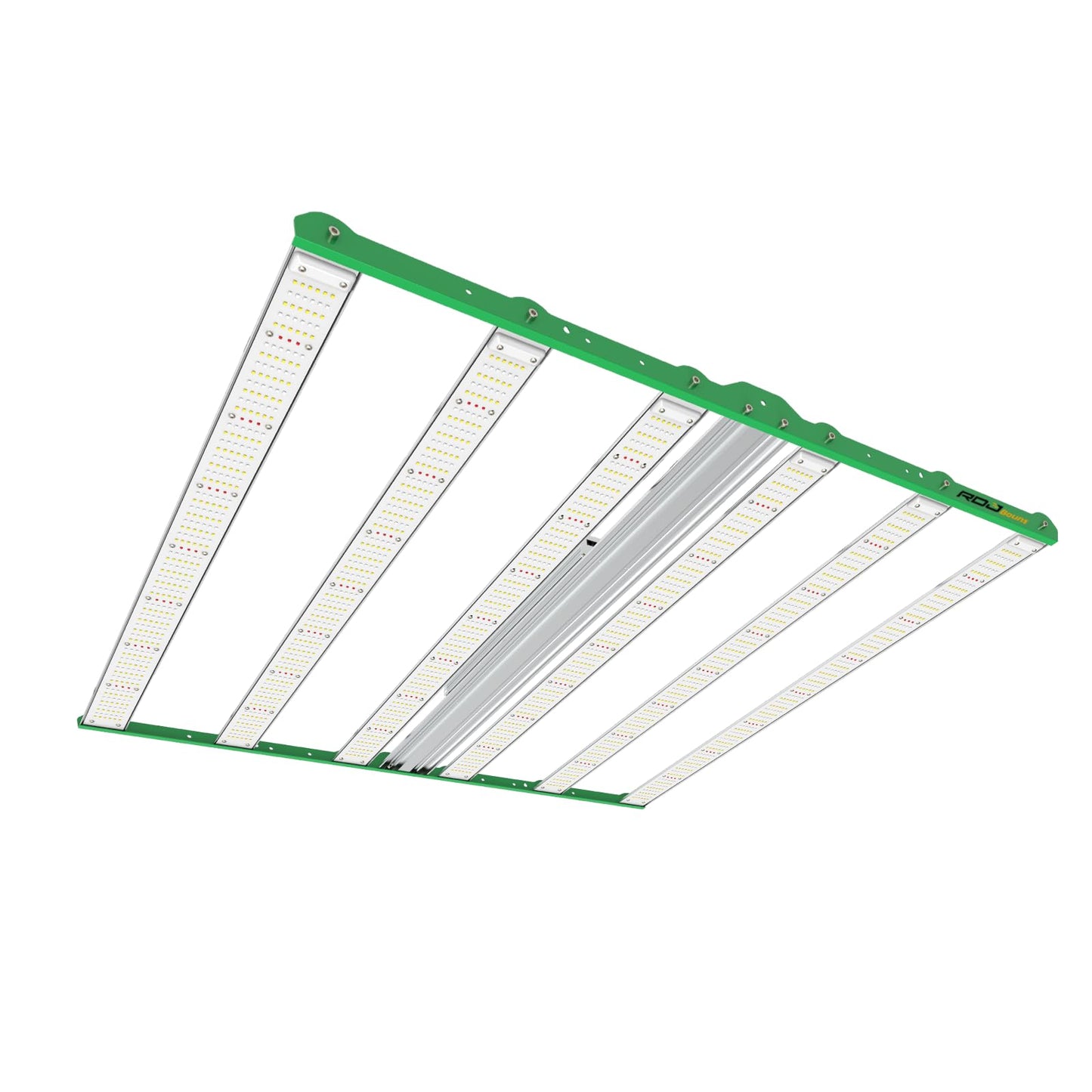 RDJ Bouns 720W LED Grow Light for 4x4/5x5 Grow Tent, Wide Body 6 Bar 100V-277V LM281B+ and EPI Diodes, Full Spectrum, Overall Size 44" x 44", Daisy Chain Dimmable, Perfect for Indoor Garden