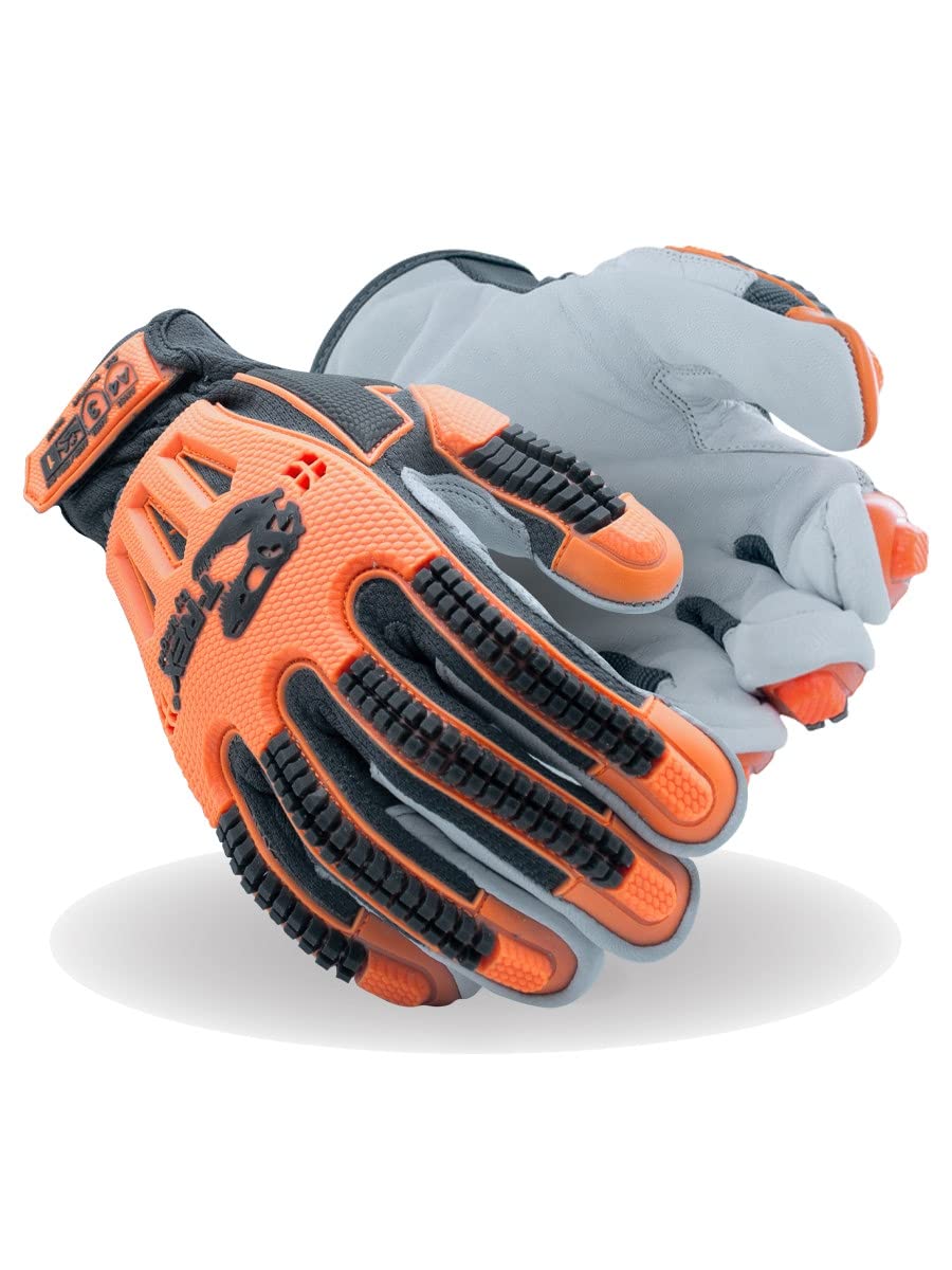 MAGID T-REX Windstorm ANSI A4 TRX744 Impact Gloves, 36 Pairs, Size 13/4XL (TRX744)