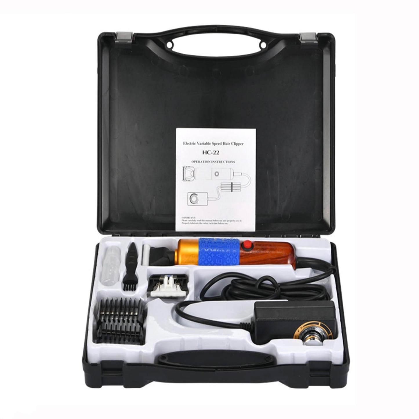 Dog Clippers, Sheep Shears, Electric Dogs Grooming Kit for Animal Shave Grooming with Brush, Carrying Case, Limit Comb Portable Shearing Machine for Dogs Cat Goat