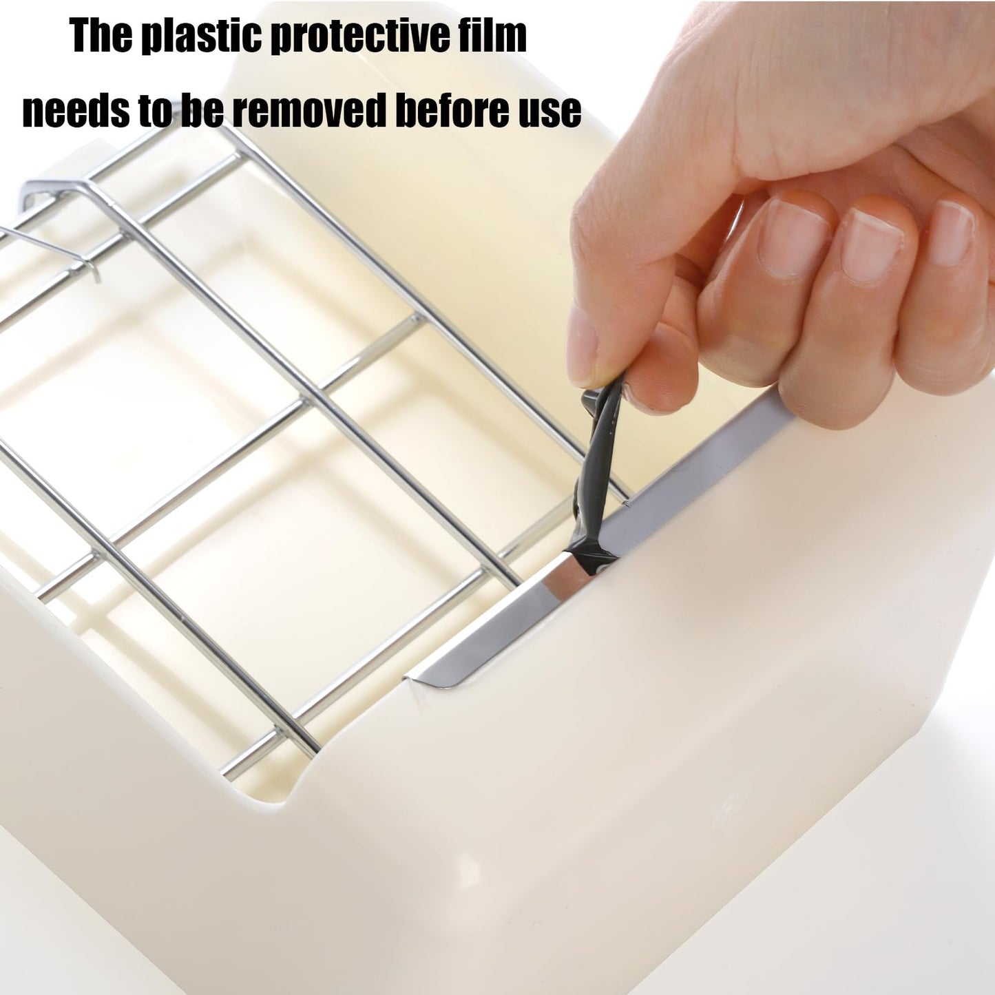 Foraineam 2 Pack Hay Feeder for Rabbits and Guinea Pigs - Plastic Food Bowl, Less Waste Rack Manger, Dispenser for Chinchillas and Other Small Animals