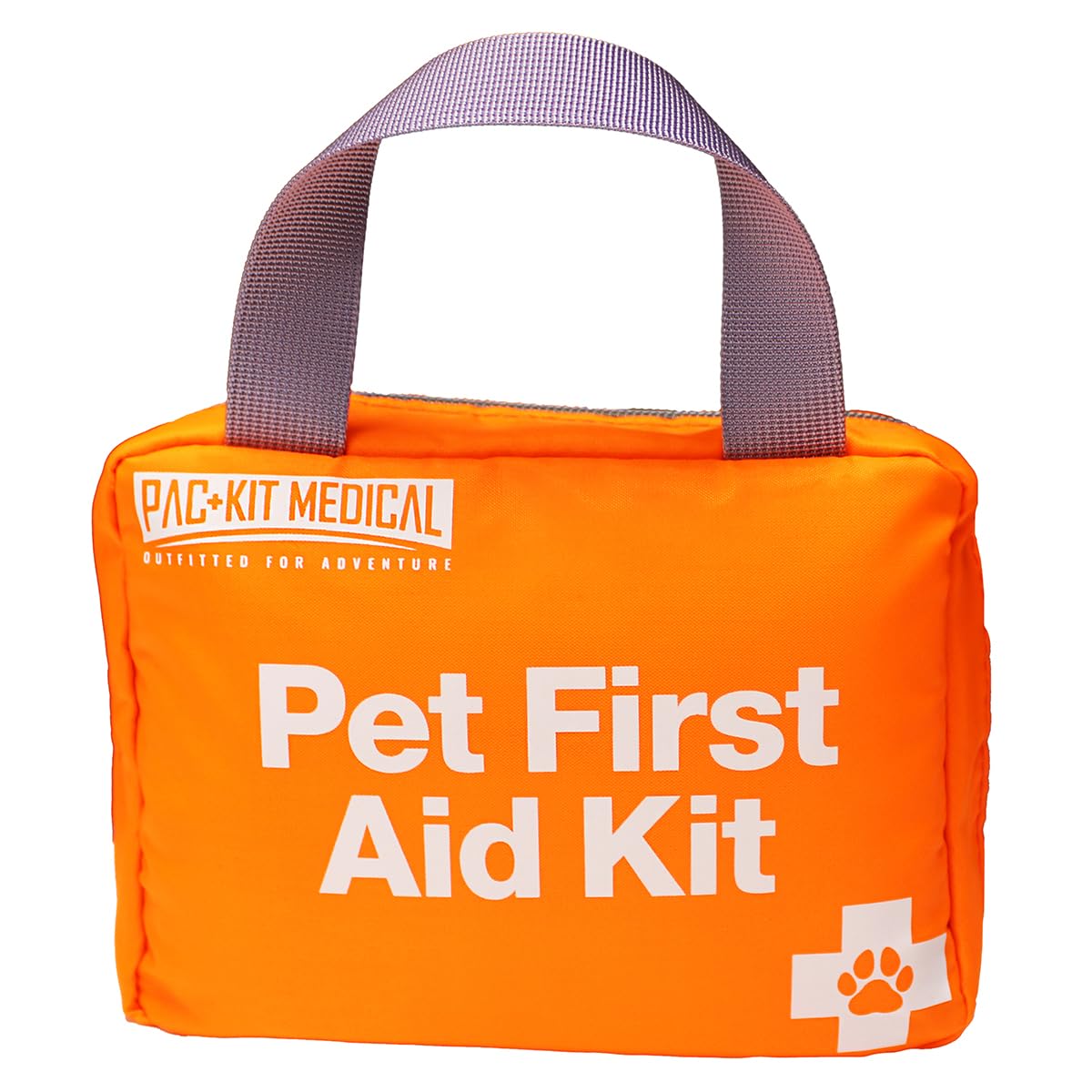 Pac-Kit Pet First Aid Kit for Dogs, Cats, and Other Animals in Soft-Sided Organized Zipper Case, 38 Pieces