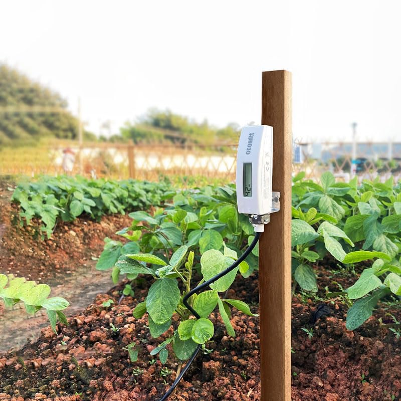 ECOWITT Soil Moisture Tester Kit, Includes GW3000 Wi-Fi&Ethernet Gateway and WH51BL Soil Moisture Sensor with 1m Wire Probe, with SD Card Port, 915 MHz