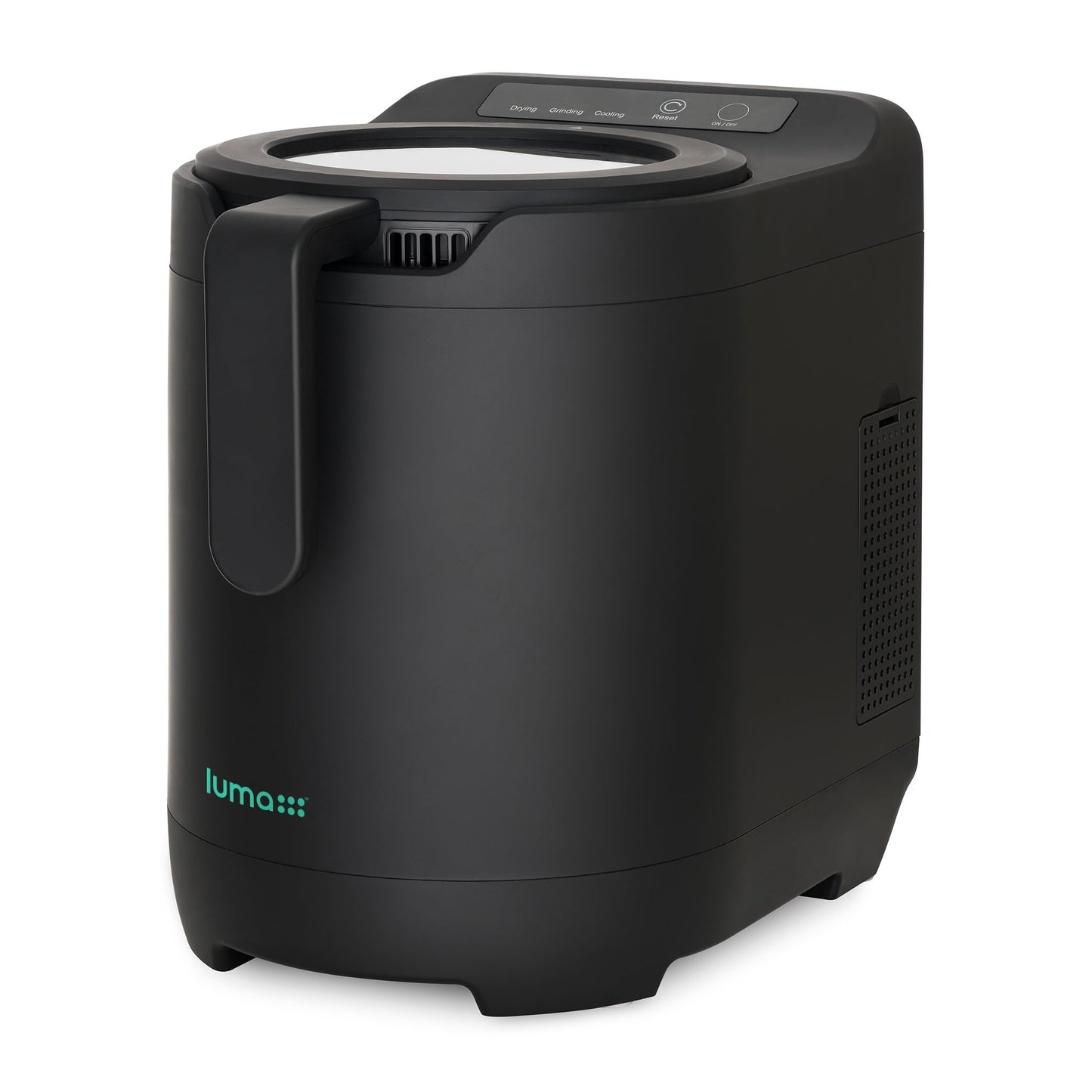 Luma Electric Kitchen Composter, 2.5L Capacity Odorless Countertop Compost Bin with Lid Clear-View Window, Smart Trash Can for Food Disposal, Turn Food Waste into Nutrient-Rich Plant Food
