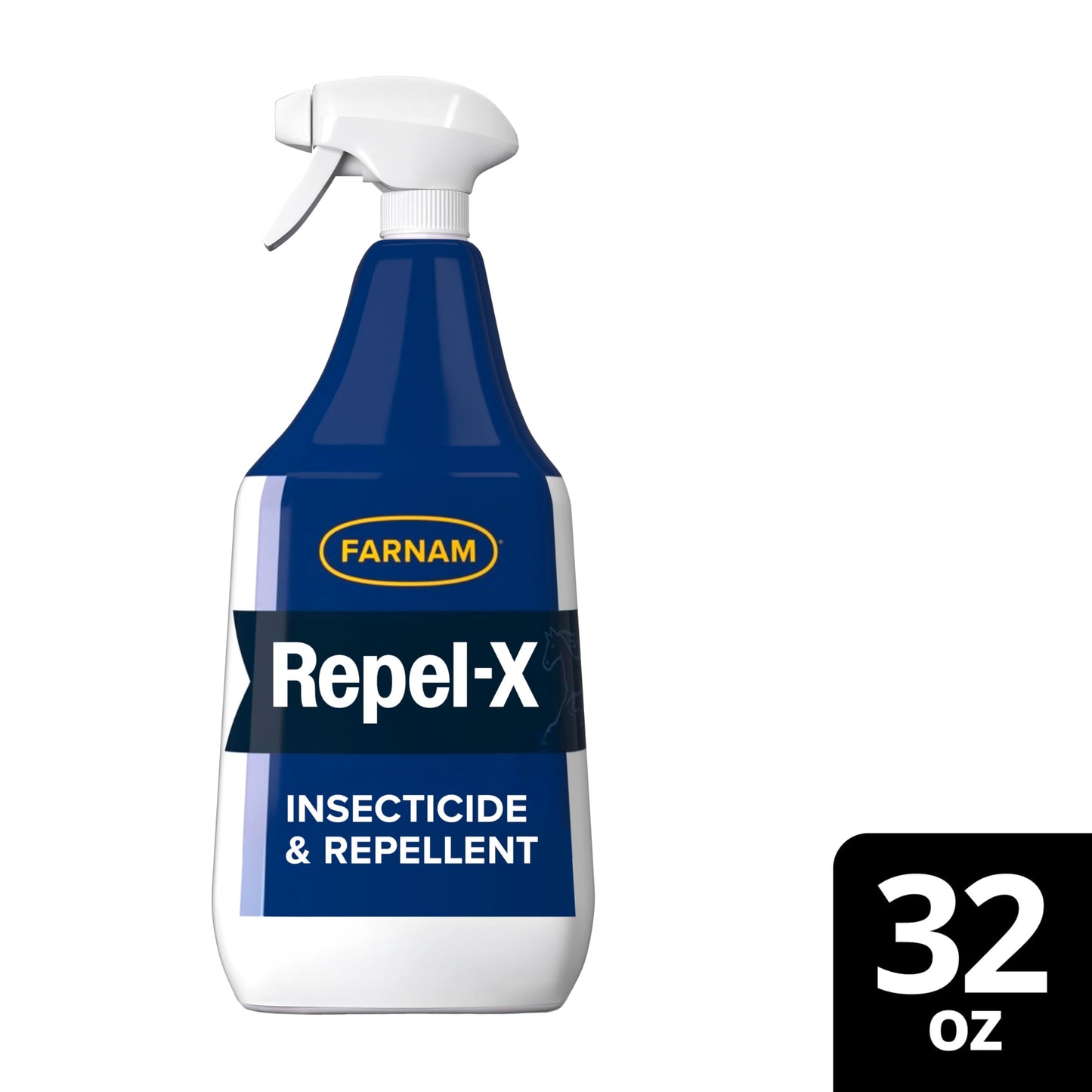Farnam Repel-X Insecticide & Repellent Water-based Fly Spray for Horses, Dogs and Premises, 32 Ounces