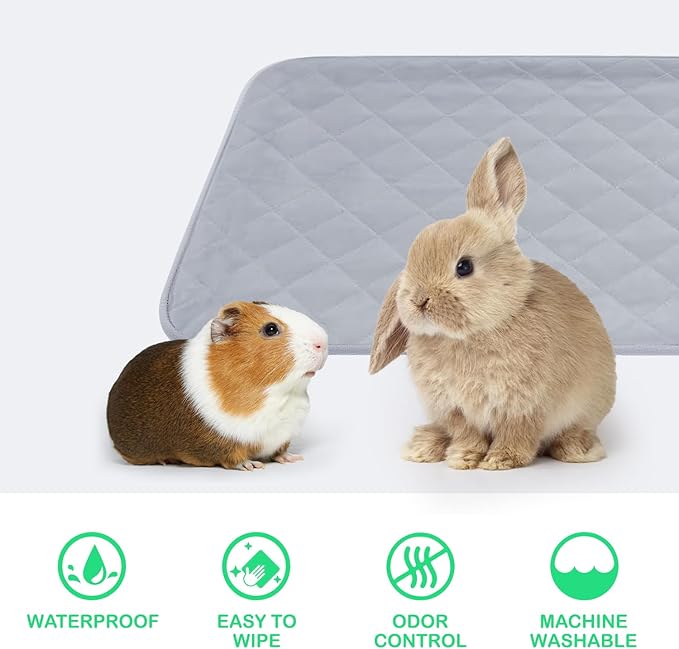 Ferret Cage Liners Cover with Bottom Pan Liner,Ramp Covers and Shelf Liners for Guinea Pigs Cage Bedding Rat Accessories for Cage Kit, Hedgehog,Rabbit Fancy Rat