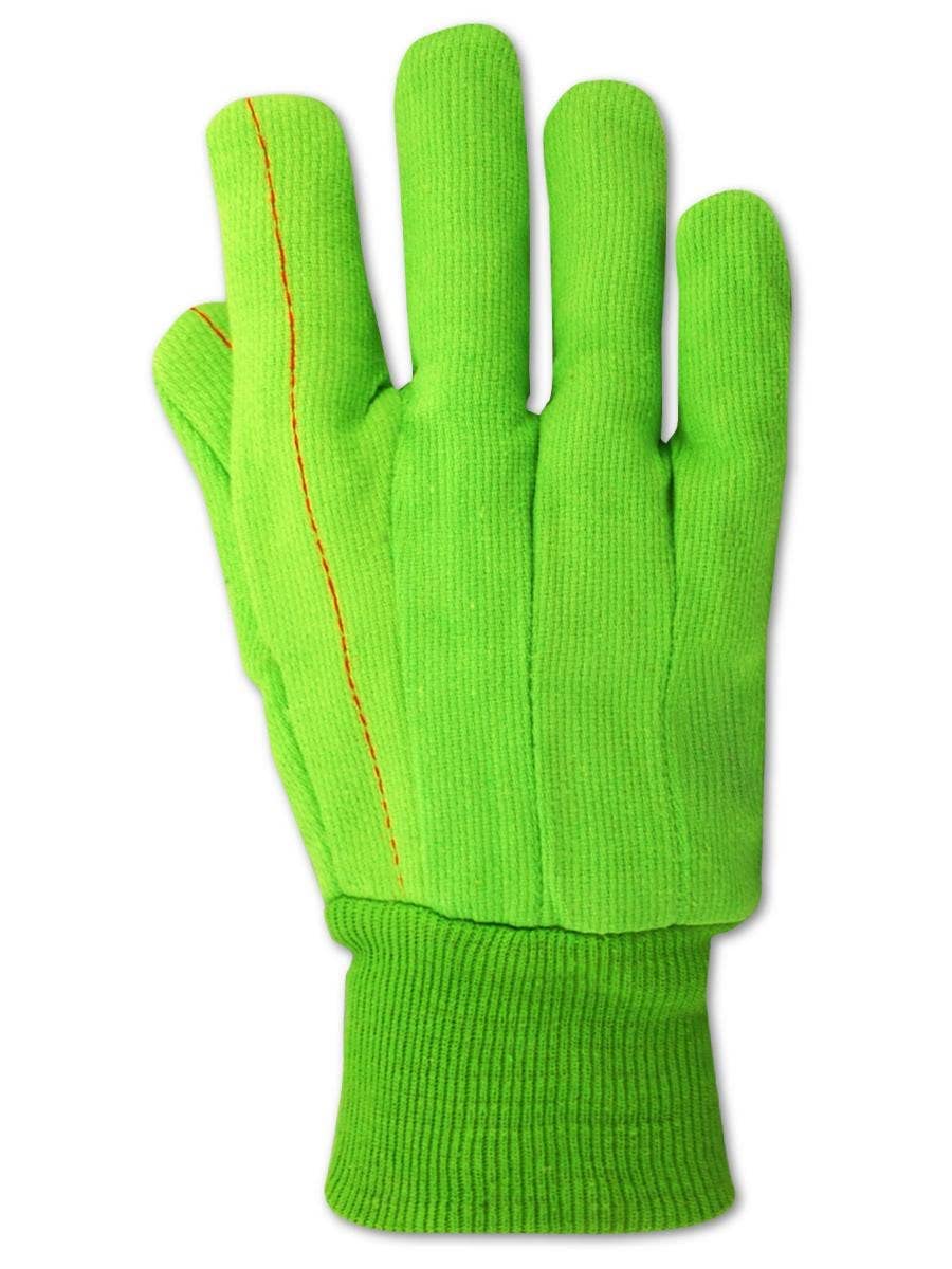 MAGID MultiMaster Double Palm Canvas Gloves with Knit Wrist, 144 Pairs, Size Men's (Fits Large) (796KW)