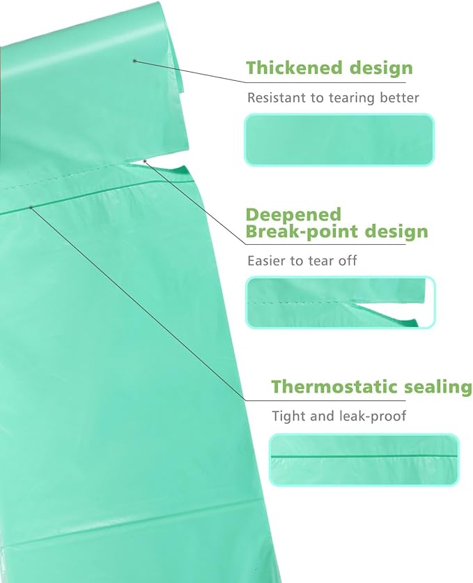 Compostable Trash Bags 1.2 Gallon 150 Packs,AYOTEE Small Compost Bags,Biodegradable Trash Bags Green Are Suitable For 1-2 Gallon And 4-8 Liter Small Trash bags can liner