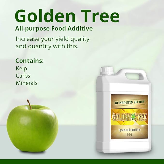 Humboldts Secret Starter Kit Pack | Indoor and Outdoor Plant Fertilizer and Hydroponic Nutrients | Base A & B, CalMag and Iron, Golden Tree, Flower Stacker, Plant Enzymes | Complete Garden System