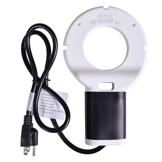 Wedigout 150W Chicken Waterer Heater, Aluminum Utility De-Icer for Farm & Livestock, Non-Conductive and Anti-Rust Heated Chicken Waterer, Bird Bath Heater Livestock Water Heater for Multiple Using